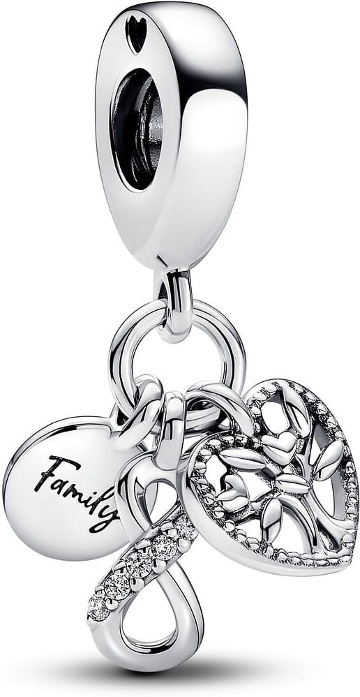 Charm Pandora Pendant Triple Famille Et Infini Femme