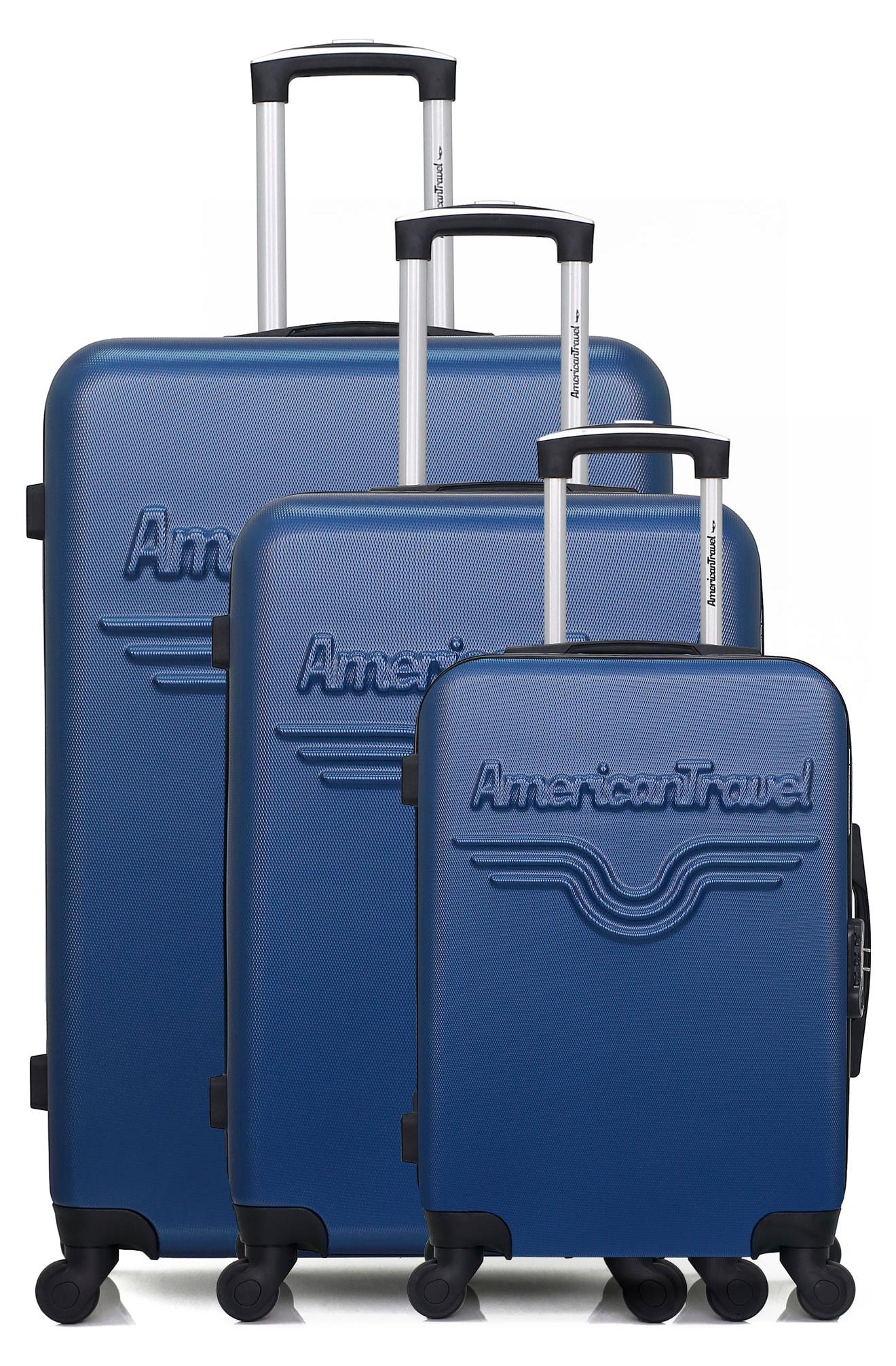 AMERICAN TRAVEL - 3er-Set CHELSEA-Koffer, 75 cm, 4 Rollen