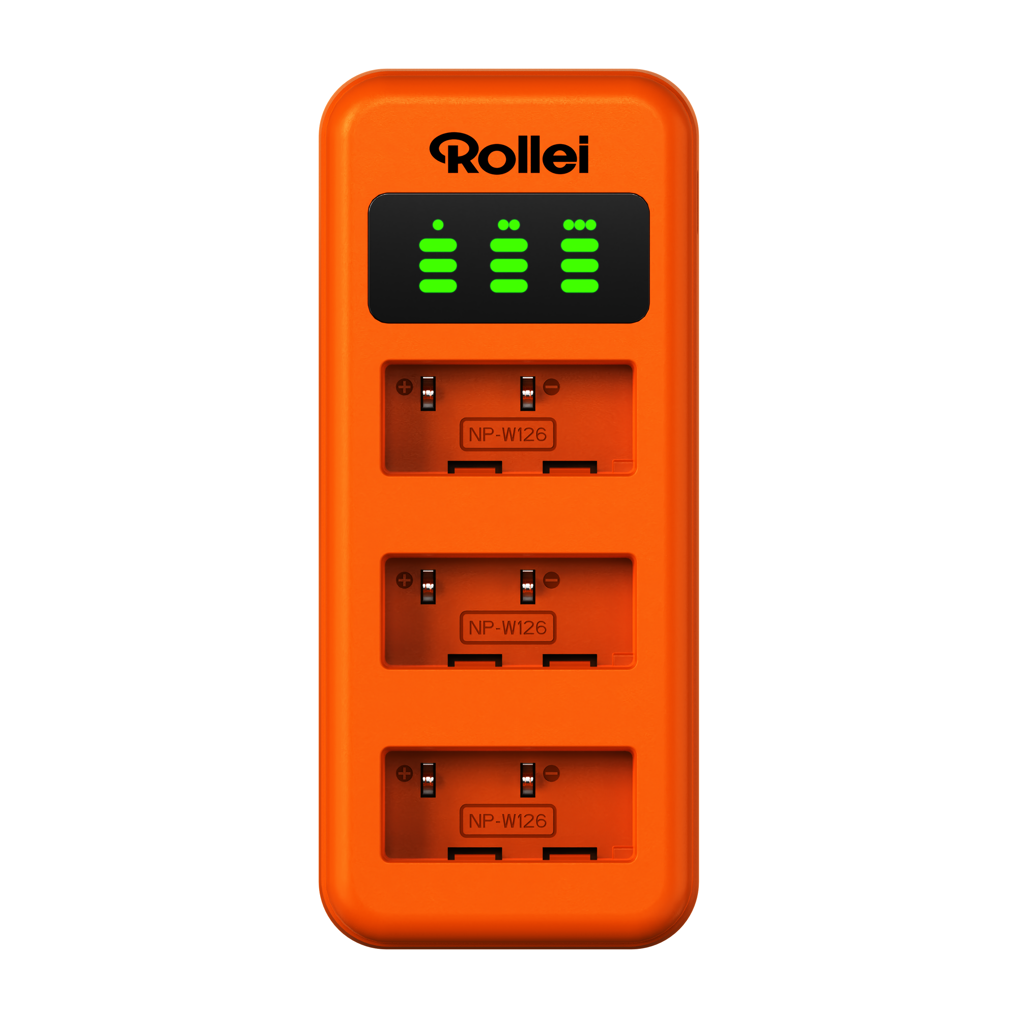 Rollei Ladegerät mit USB-C | 3-fach-Schnellladung 20068