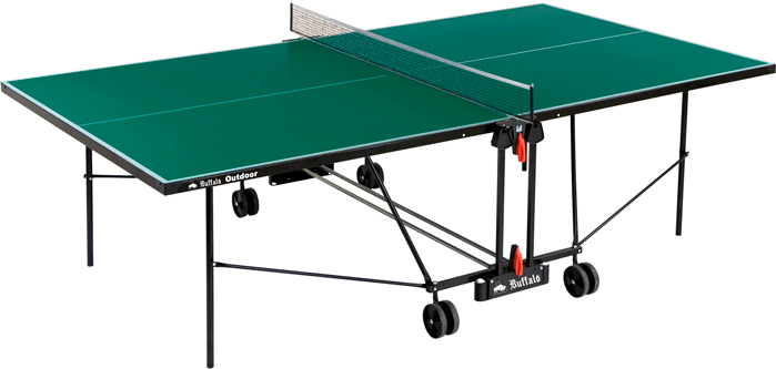 Buffalo Basic Outdoor-Tischtennistisch grün