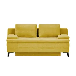 Schlafsofa Boxspring Ciri ¦ gelb ¦ Maße (cm): B: 200 H: 93 T: 107.0