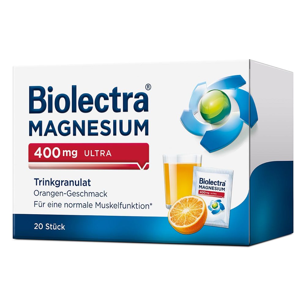 HERMES Arzneimittel GmbH Biolectra Magnesium 400 mg Trinkgranulat Orange 10914511