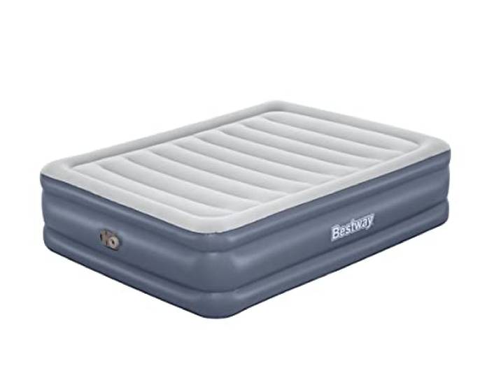 Bestway 80\ x 60\ x 20\ /2.03m x 1.52m x 51cm Tritech Air Mattress Queen Built-in AC Pump