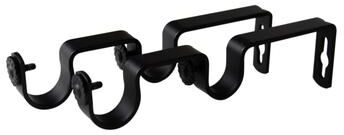InStyleDesign Pair of Double Brackets for 1 inch Rod - n/a
