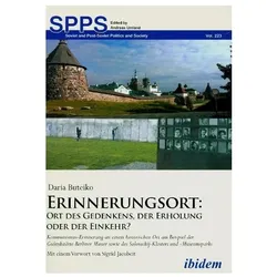 Erinnerungsort: Ort des Gedenkens, der Erholung oder der Einkehr?, Fachbücher von Daria Buteiko