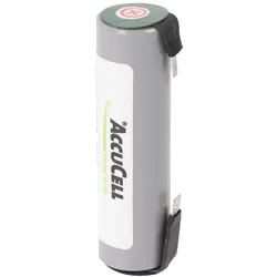 AccuCell 2600mAh Akku passend für Gardena ACCU 60 Li-Ion 3,6-3,7V mit 2,8 und 4,8 Steckkontakt