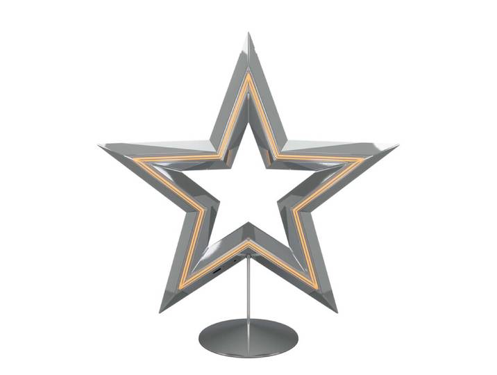 LED-Leuchte Freestar sompex silber, Designer Lexis Kraft, 28.8x30 cm