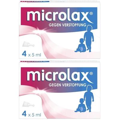 Microlax Rektallösung Klistiere m.kurzem Tubenhals 2x 2x4 St