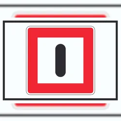HB-Druck Gebot besondere Vorsicht walten zu lassen Schild mit Symbol A6 Rückseite selbstklebend