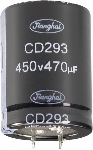 Jianghai ECS2GBW471MT6P23545 Elektrolyt-Kondensator SnapIn 10mm 470 µF 400V 20% (Ø x H) 35mm x 45mm 1St.