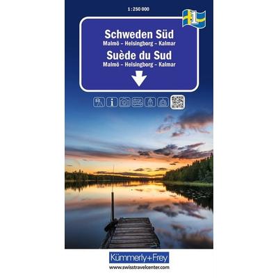 Kümmerly+Frey Regional-Strassenkarte 1 Schweden Süd 1:250.000, Sonstige von , Kümmerly+Frey, 978-3-259-30071-8