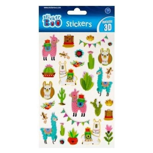 Sticker Boo Aufkleber BOO Lama Aufkleber (30 Sticker) (40959030)