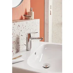 Grohe Eurosmart Waschtischarmatur 23325000 Cosmopolitan, chrom, EcoJoy, mit Ablaufgarnitur