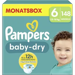 Pampers Baby-Dry (Gr. 6, Monatsbox, 148 Stk.)