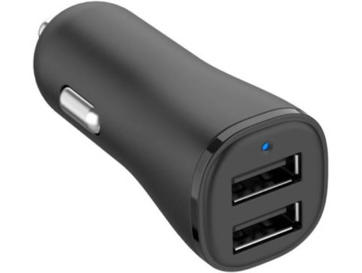 Essentielb - Chargeur Allume Cigare 24w 2x Usb-A Noir