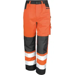 Result Safe-Guard Herren Sicherheits Cargo Hose Warnschutz-Hose R327X fluorescent orange M