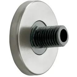 Keuco Wandbefestigung Plan 14935170000  mit Blende, Aluminium silber eloxiert/schwarzgrau