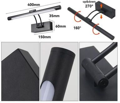 Uplift Picks 40CM Wireless Gallery Picture Light With 4400mAh Battery And Remote e 0 5 W