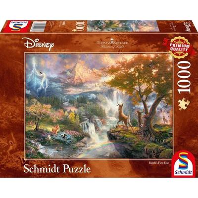 Puzzle Schmidt Spiele 59486 Disney Bambi Thomas Kinkade Premium 1000 Teile
