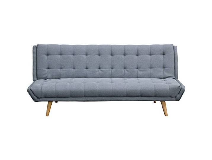 DONREGALOWEB Schlafsofa aus Holz und Polyesterstoff in Grau