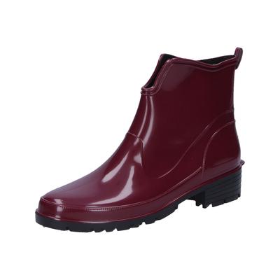 Gummistiefel BOCKSTIEGEL "Elke", Damen, Gr. 40, rot (weinrot), Obermaterial: 100% PVC PVC., Schuhe Gummistiefel