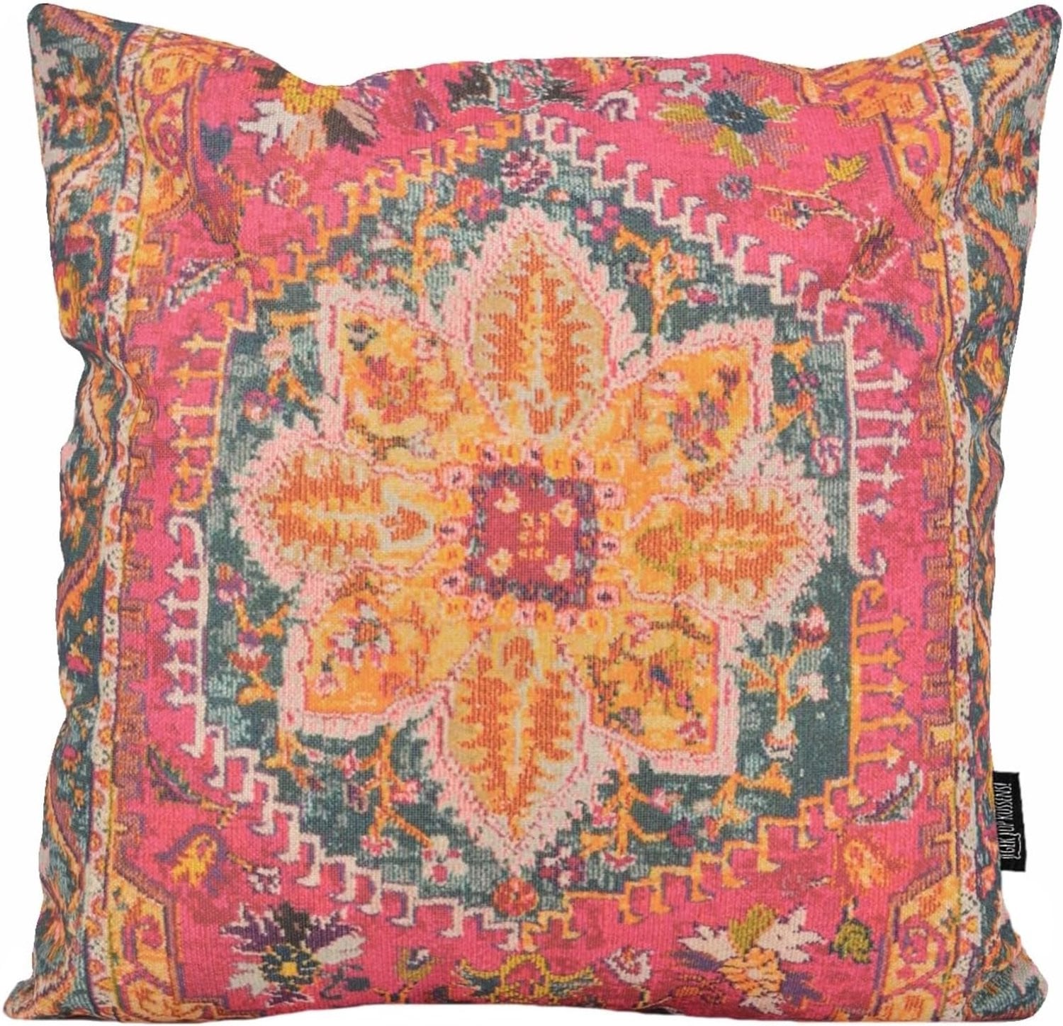Vemera Kussen met Perzische print - Katoen/linnen - 45 x 45 cm