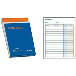 Dohe, Formular, Checkbuch für Kellner 50088D 1/8 100 Blatt 10 Stücke