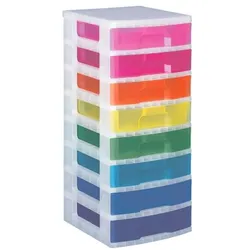 Really Useful Box Aufbewahrungs-Boxenturm »Fresh Colour« (groß) mehrfarbig, 39.5x91x42 cm