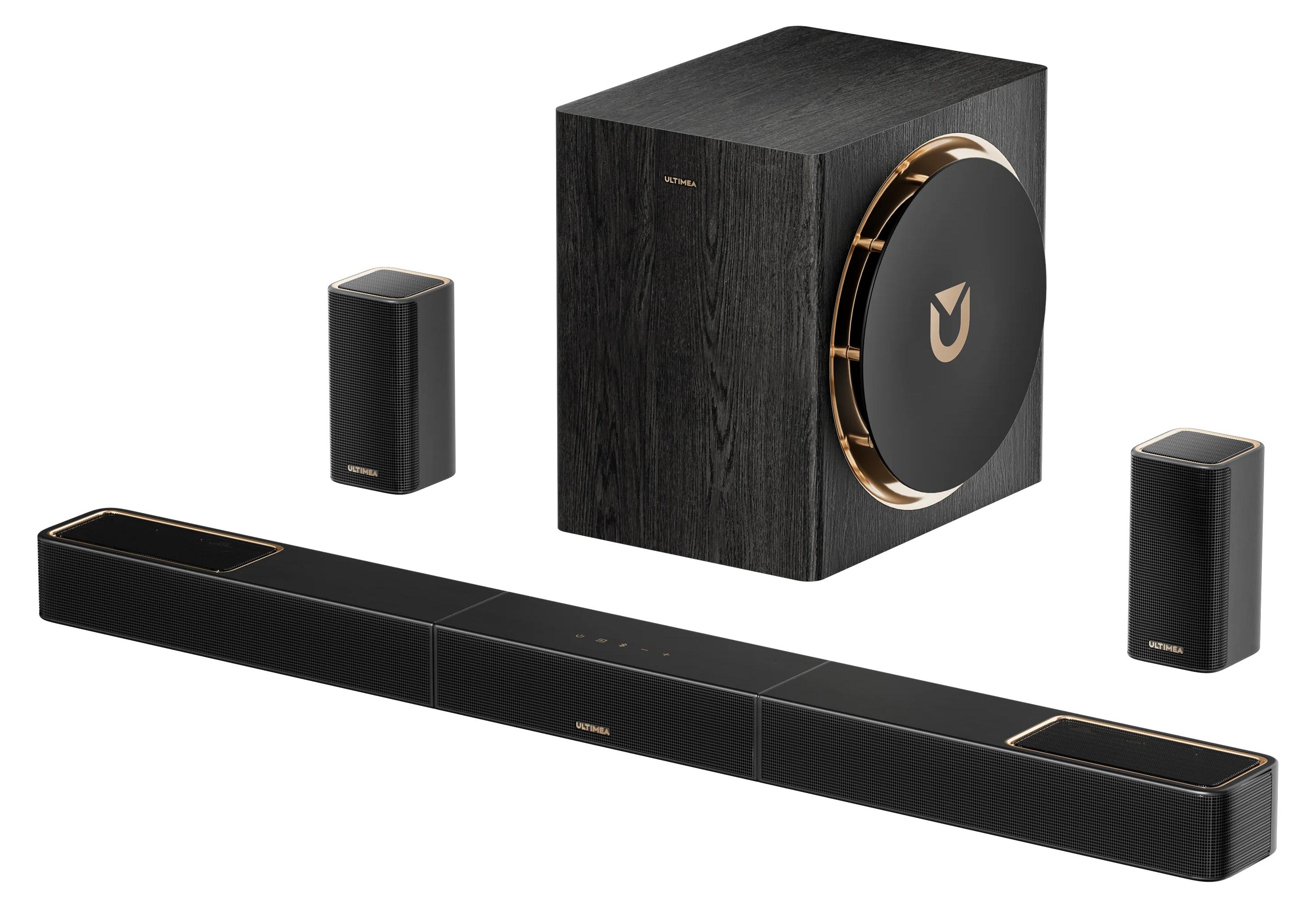 Soundbar - Skywave 5.1.4-Kanal-Surround-Soundsystem - 760 W - Dolby Atmos - 20-cm-Subwoofer - 2 Rücklautsprecher - Bluetooth