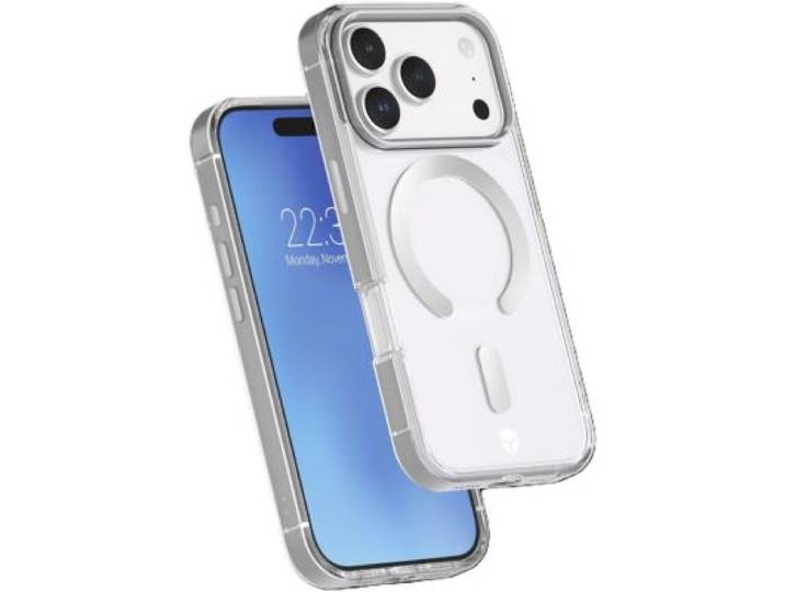 Force Case - Coque Iphone 17 Pro /18 Pro Magsafe Silver