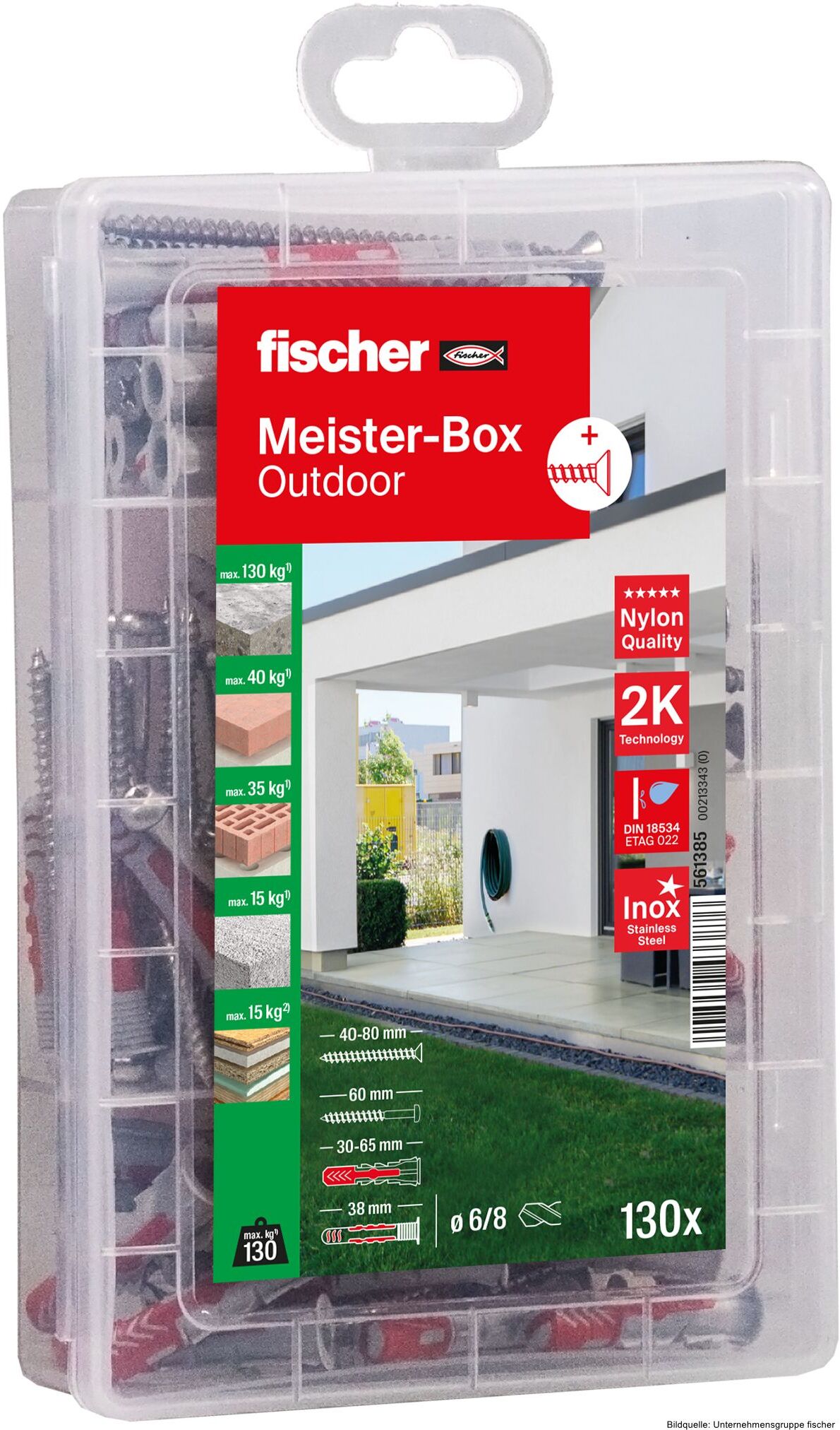 fischerwerke fischer Meister-Box Outdoor + Schraube