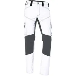 Kübler, Arbeitshose, Stretchhose ACTIVIQ weiss/anthrazit Form 2850 Grösse 114 (114)