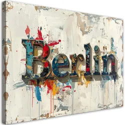 LEINWANDBILD Inschriften und Zitate 90x60cm