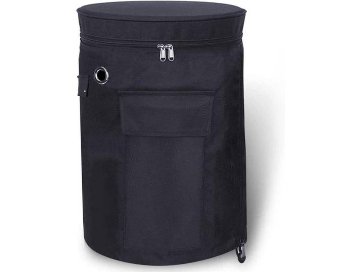 Abdeckhaube für Gasflasche 66 cm, Schwarz, 33x66x33 cm, Gartenzubehör, Abdeckung für Gartenmöbel