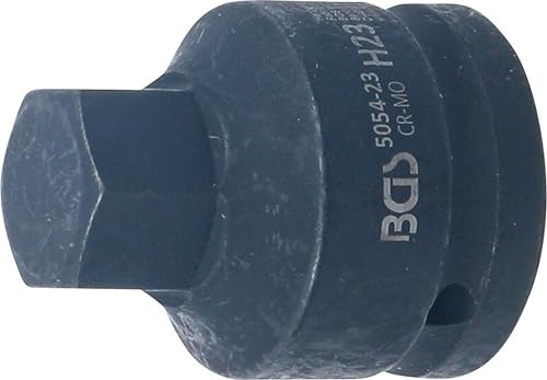 BGS 5054-23 Kracht dopsleutelbit 20 mm (3/4") met 23 mm binnenzeskant, lengte 55 mm