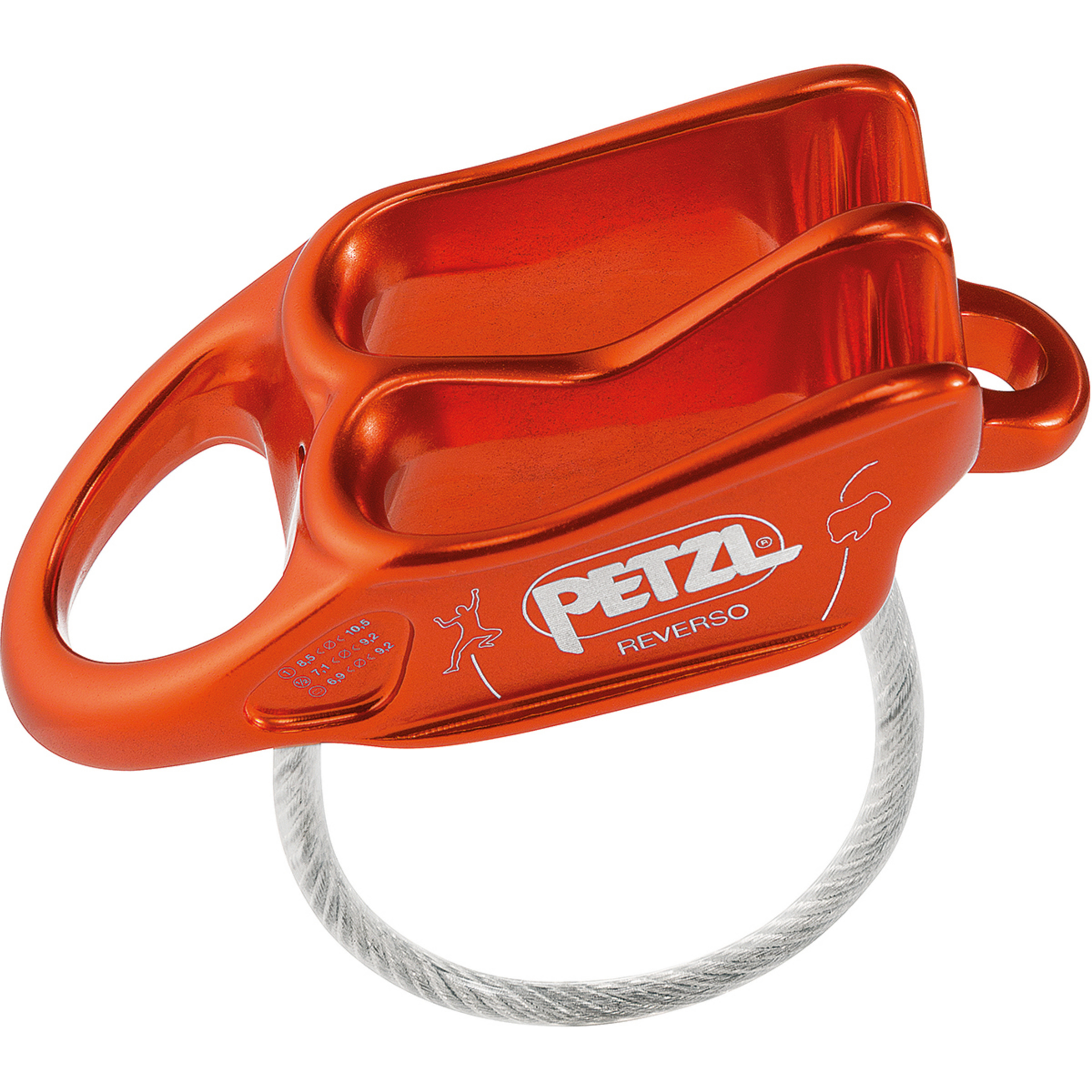 Petzl Reverso Sicherungsgerät Sicherungsgeräte rot Alpinklettern | Sportklettern