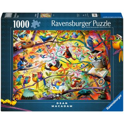 Puzzle RAVENSBURGER "Dean MacAdam: Fleißige Vögelchen", bunt, Puzzles, KinderB:70cm H:50cm, Pappe, Motiv, Made in Germany, B:70cm H:50cm
