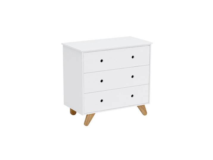 Livetastic Kommode, Weiß, Holz, Pinie, 3 Schublade(n) Schubladen, 95x90x50 cm, stehend, Wohnzimmer, Kommoden & Sideboards, Kommoden