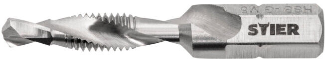 Mèche combinée STIER M5 DIN 3126 HSS-G 1/4