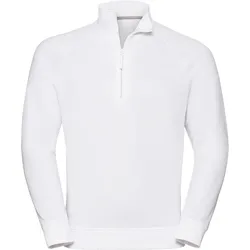 Russell Men's HD Quarter Zip Sweat, white, S