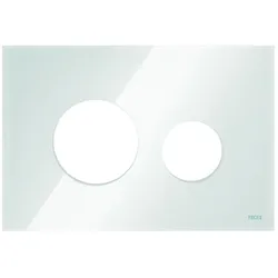 TECE, Betätigungsplatte, GmbH TECEloop Blende f. WC-Betätigungsplatte Glas weiss