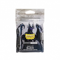 Arcane Tinmen ApS Dragon Shield - Perfect Fit Inner Sleeves ? Thick Inner (100)? Black ? Standard Size 302324