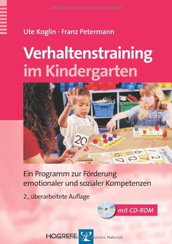 Ute Koglin - Verhaltenstraining im Kindergarten: Ein Programm zur Förderung emotionaler und sozialer Kompetenzen - Preis vom 02.10.2026 23:42:20 h