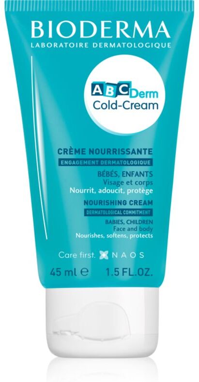 Bioderma ABC Derm Cold-Cream crème nourrissante visage et corps pour bébé 45 ml