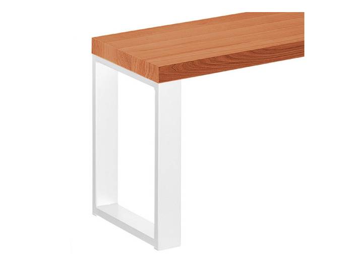 LAMO Manufaktur Sitzbank LSB Sitzbank (Komplett-Set, 3-Teilig), 40mm stake Massivholzplatte