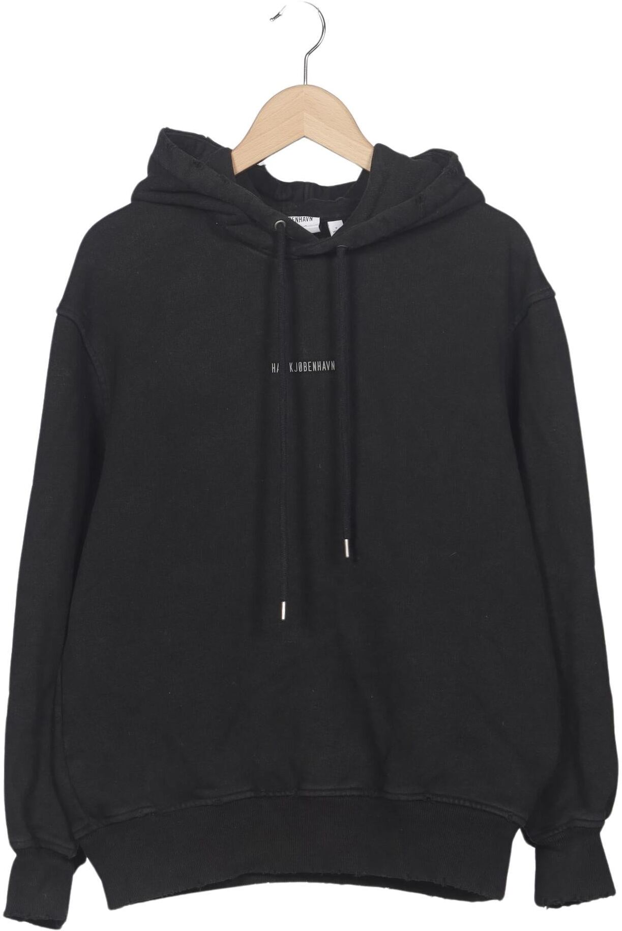 HAN Kjobenhavn Damen Kapuzenpullover, Schwarz, Gr. S, Baumwolle - Second Hand