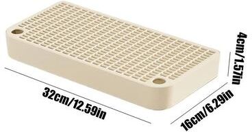 Inspired Finds Cat Litter Box Step Ramp With Filter Mat And Waterproof Anti Tracking Design khaki