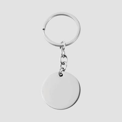 Kettenanhänger ADELIA´S "Anhänger – Schlüssel Münzanhänger aus Edelstahl", silber, Schmuckanhänger, Damen, Edelstahl, Kettenanhänger, Perfekt zum Verschenken an besondere Menschen