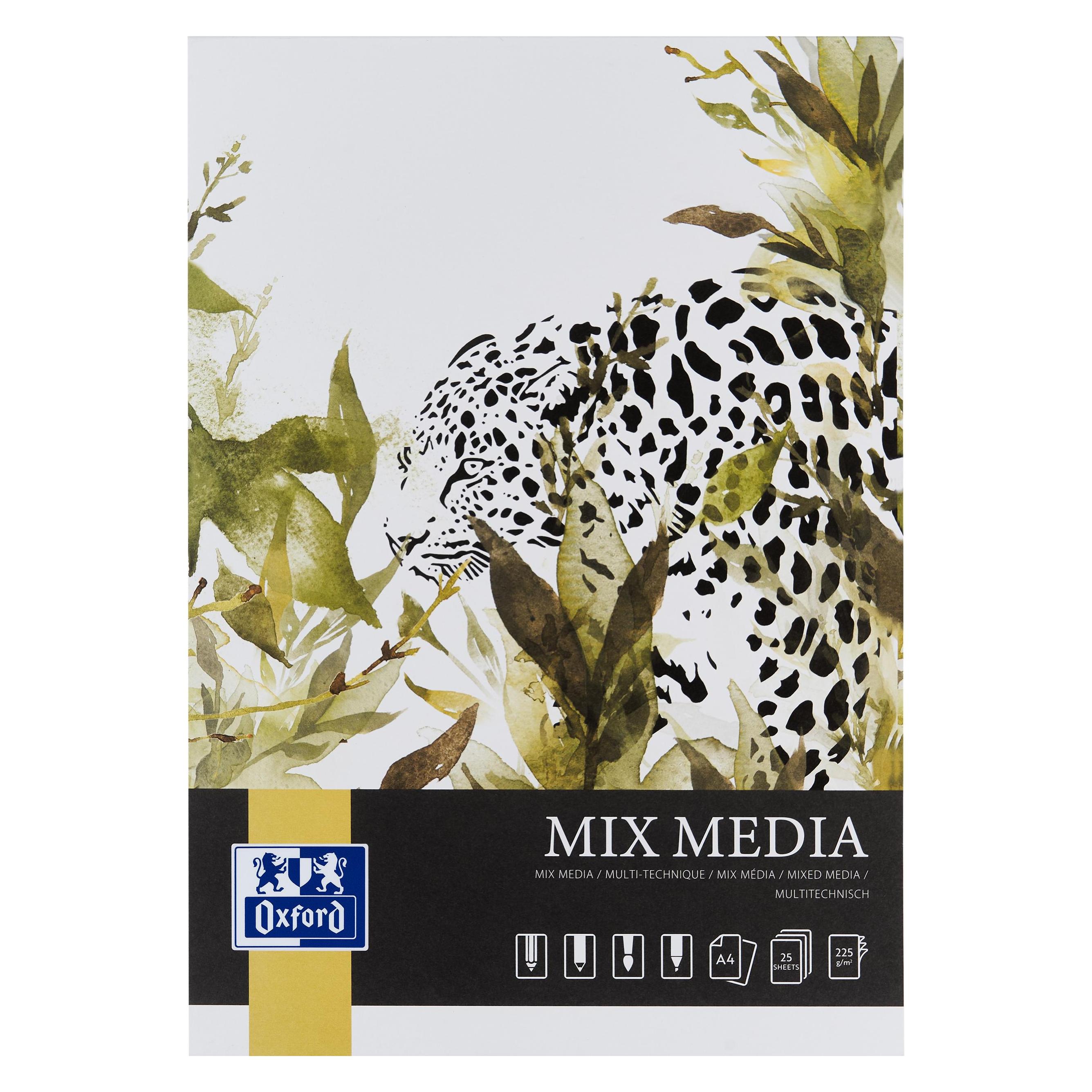 Oxford Mixed Media Block (A4, Blanko, Weicher Einband) (400166123)