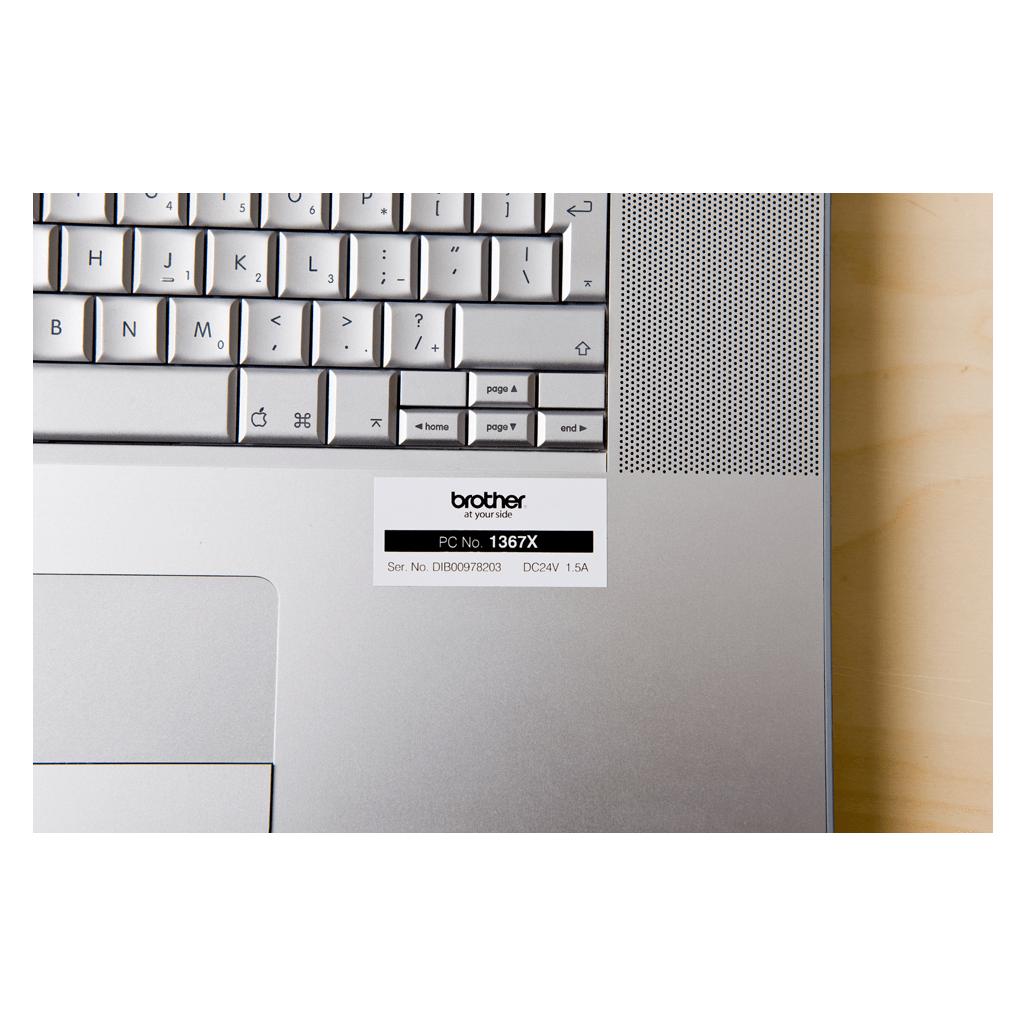Brother TZ251CIV - Schwarz auf Weiss - Ro (2.40 cm, Schwarz, Weiss) (TZE251CIV)